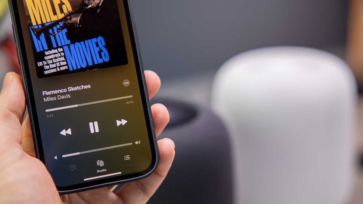 Apple HomePod 2-го поколения Воспроизведение музыки