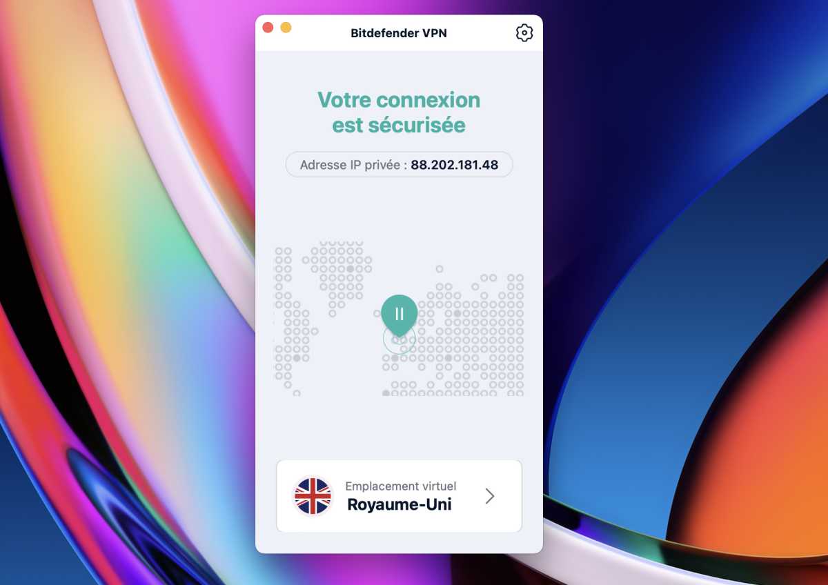 Bitdefender Premium VPN — приложение для Mac