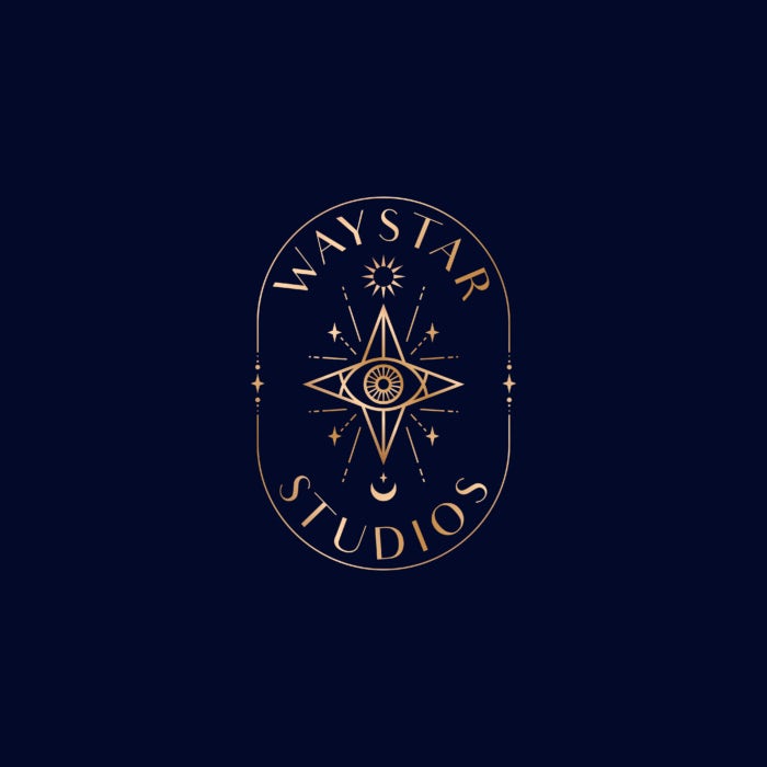 Логотип Waystar Studios переосмыслен в духе мистики