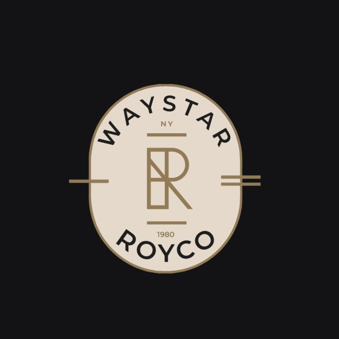 Логотип Waystar Royco переосмыслен с учетом традиционного дизайна