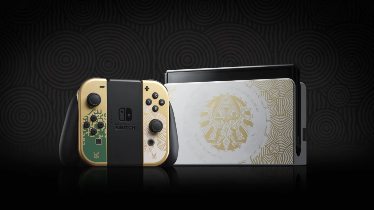 Nintendo Switch OLED The Legend of Zelda Специальное издание Tears of the Kingdom