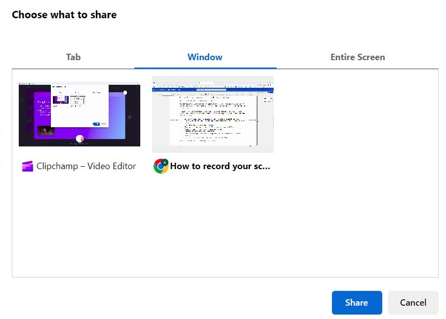Метод записи экрана Windows 11