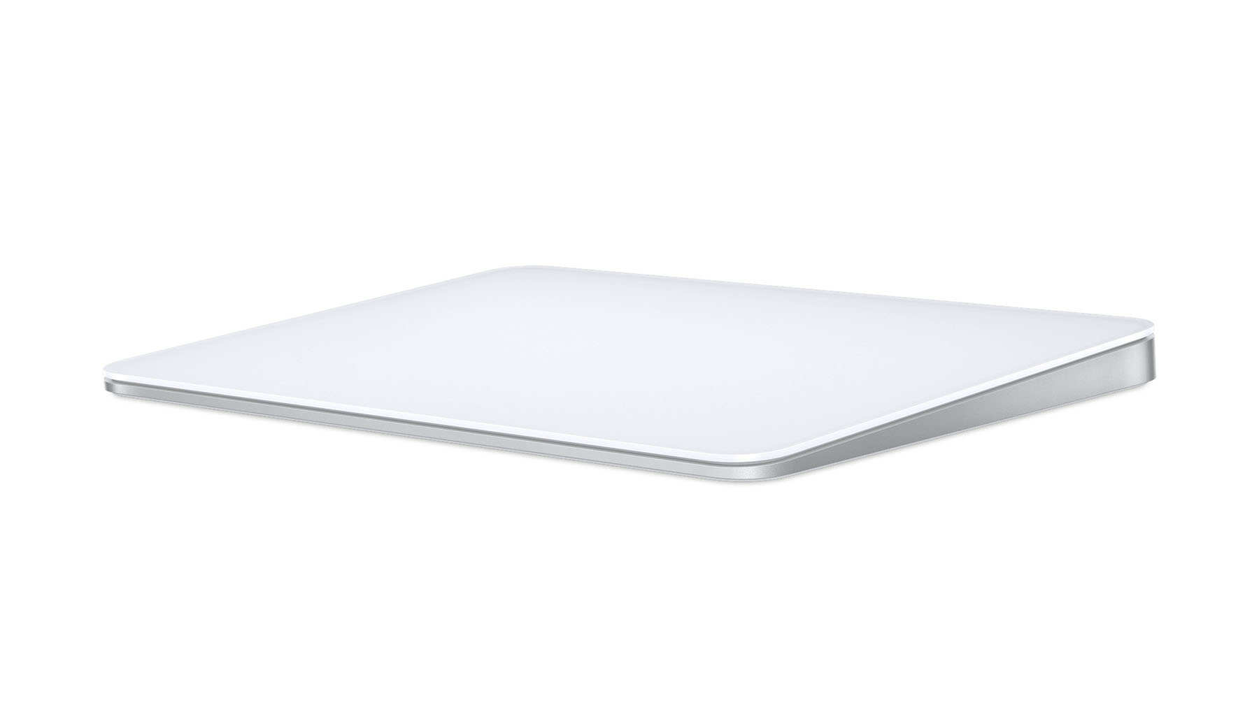 Снимок продукта: трекпад Apple Magic на белом фоне.