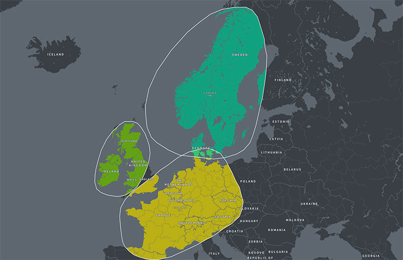Карта регионов ДНК предков