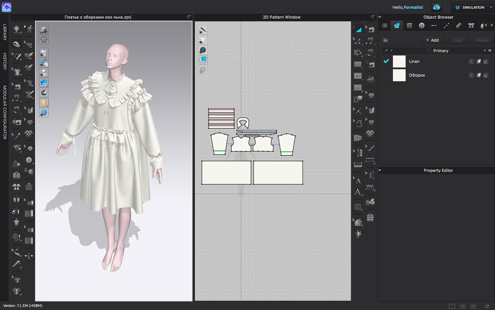 Процесс создания одежды в 3D
