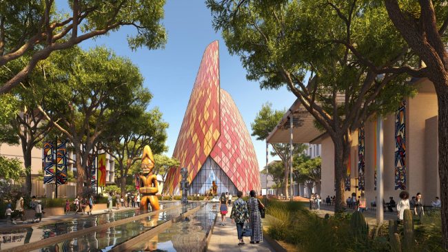 Foster + Partners показали проект аэротрополиса в Анголе