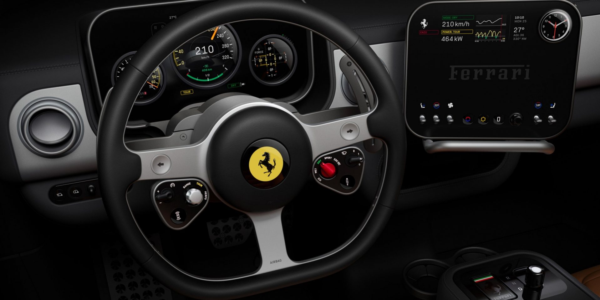 Студия LoveFrom проектирует интерьер первого электрокара Ferrari