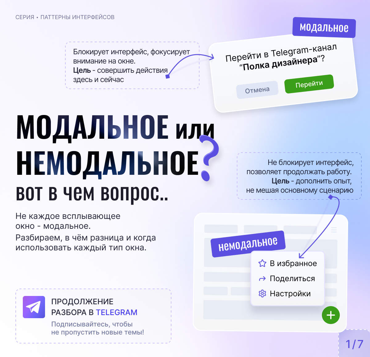 Не каждое всплывающее окно — модальное — Lilith S-yan —